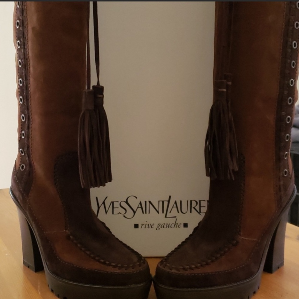 YSL tall boot